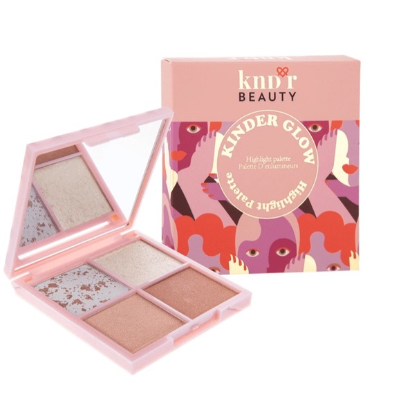 NWT Kinder Glow Highlight Palette Highlighter 4 Shades - Picture 2 of 10